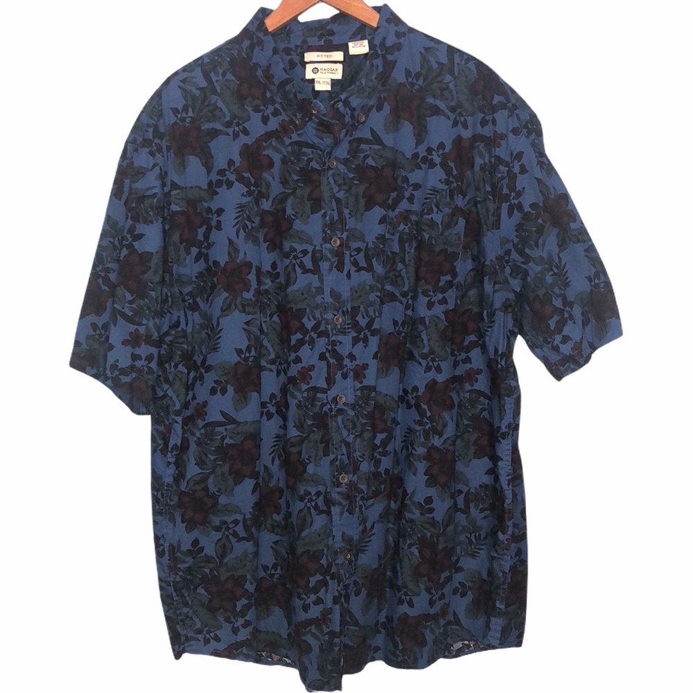 Haggar Men’s Button Down Shirt Size XXL